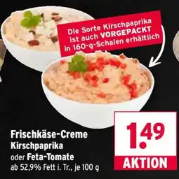 Wasgau Frischkäse-Creme Kirschpaprika Angebot