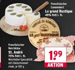 Wasgau Französischer Camembert Le grand Rustique Angebot