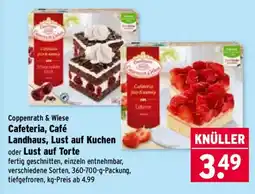 Wasgau Cafeteria, Café Landhaus, Lust auf Kuchen oder Lust auf Torte Angebot