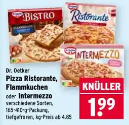 Wasgau Dr. Oetker Pizza Ristorante, Flammkuchen oder Intermezzo Angebot
