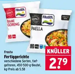 Wasgau Frosta Fertiggerichte Angebot