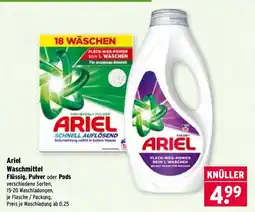 Wasgau Ariel Waschmittel Angebot