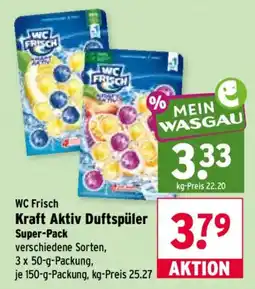 Wasgau WC Frisch Kraft Aktiv Duftspüler Angebot