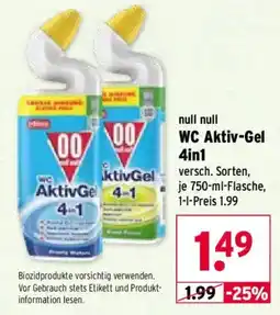 Wasgau WC Aktiv-Gel 4in1 Angebot