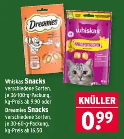Wasgau Whiskas Snacks Angebot