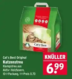 Wasgau Cat's Best Original Katzenstreu Angebot