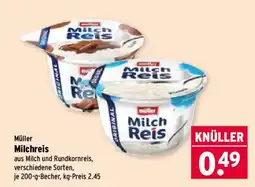 Wasgau Müller Milchreis Angebot