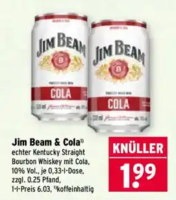 Wasgau Jim Beam & Cola Angebot