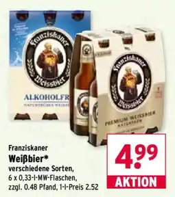 Wasgau Franziskaner Weißbier Angebot