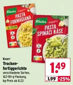 Wasgau Knorr Trocken-fertiggerichte Angebot
