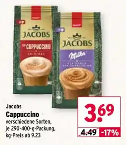 Wasgau Jacobs Cappuccino Angebot