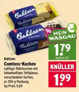 Wasgau Bahlsen Comtess-Kuchen Angebot