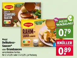 Wasgau Maggi Delikatess-Saucen* Angebot