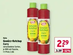 Wasgau Hela Gewürz-Ketchup Curry Angebot