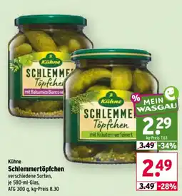 Wasgau Kühne Schlemmertöpfchen Angebot