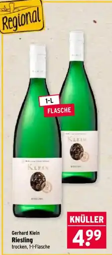 Wasgau Gerhard Klein Riesling trocken Angebot