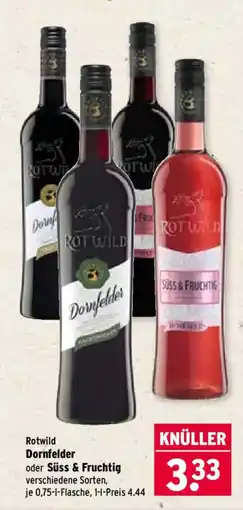 Wasgau Rotwild Dornfelder oder Süss & Fruchtig Angebot