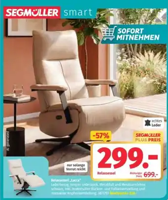 SEGMOELLER Relaxsessel „Lucca“