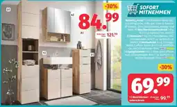 Segmüller Badserie „Kreta“ Front Kaschmir Dekor Angebot