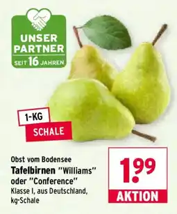 Wasgau Tafelbirnen "Williams" oder "Conference" Angebot