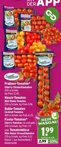 Wasgau SanLucar Fiesta-Tomaten* Angebot