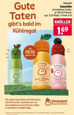Wasgau Innocent Smoothie Angebot