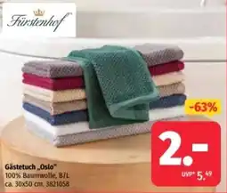Segmüller Fürstenhof Gästetuch „Oslo“ Angebot