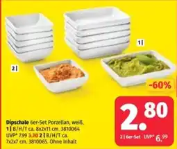 Segmüller Dipschale 6er-Set Porzellan, weiß Angebot