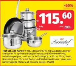 Segmüller Topf-Set „San Marino“ 6-tlg. Edelstahl 18/10 Angebot