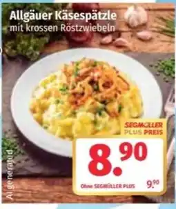 Segmüller Allgäuer Käsespätzle mit krossen Röstzwiebeln Angebot