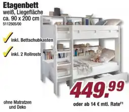 Poco Etagenbett weiß Angebot