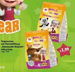 Mix Markt Masha the Bear Friends Teigtaschen Angebot