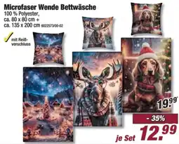Poco Microfaser Wende Bettwäsche Angebot
