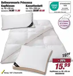 Poco Kopfkissen Bettwarenserie Princessa Angebot