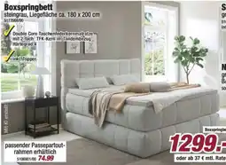 Poco Boxspringbett steingrau Angebot