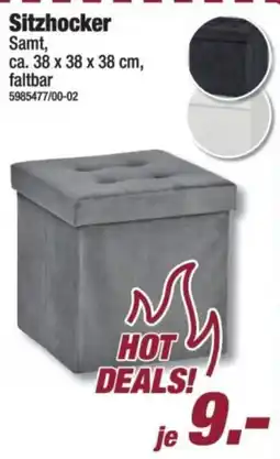 Poco Sitzhocker Samt Angebot