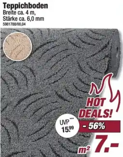 Teppichboden Angebot bei Poco