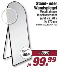 Poco Stand- oder Wandspiegel Angebot