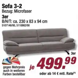 Poco Sofa 3-2 Angebot