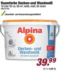 Poco Alpina Decken- und Wandweiß Angebot