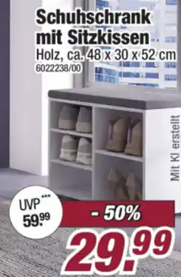 Poco Schuhschrank mit Sitzkissen Angebot