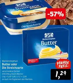 KONSUM Weihenstephan Butter Angebot