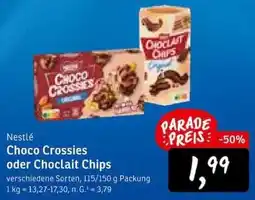 KONSUM Nestlé Choco Crossies oder Choclaït Chips Angebot
