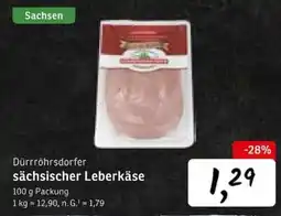 KONSUM Dürrröhrs dorfer sächsischer Leberkäse Angebot