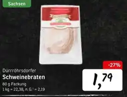 KONSUM Dürrröhrsдорfer Schweinebraten Angebot