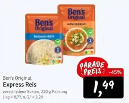 KONSUM Ben's Original Express Reis Angebot