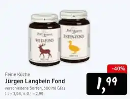 KONSUM Jürgen Langbein Fond Angebot