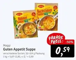 KONSUM Maggi Guten Appetit Suppe Angebot