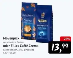 KONSUM Mövenpick oder Eilles Caffè Crema Angebot