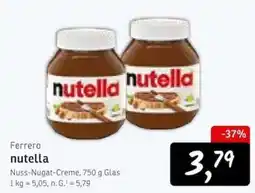 KONSUM Ferrero nutella Angebot